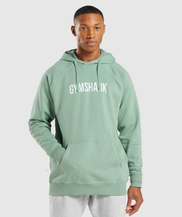 Panske Mikiny S Kapucňou Gymshark Apollo Modre | OU9813652